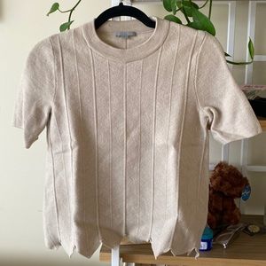 COS Scallop Hem Wool Sweater